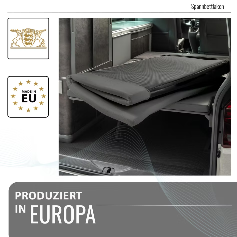 Spannbettlaken VW T7 California – Passgenau für Faltbett im VW Ocean Baumwolle