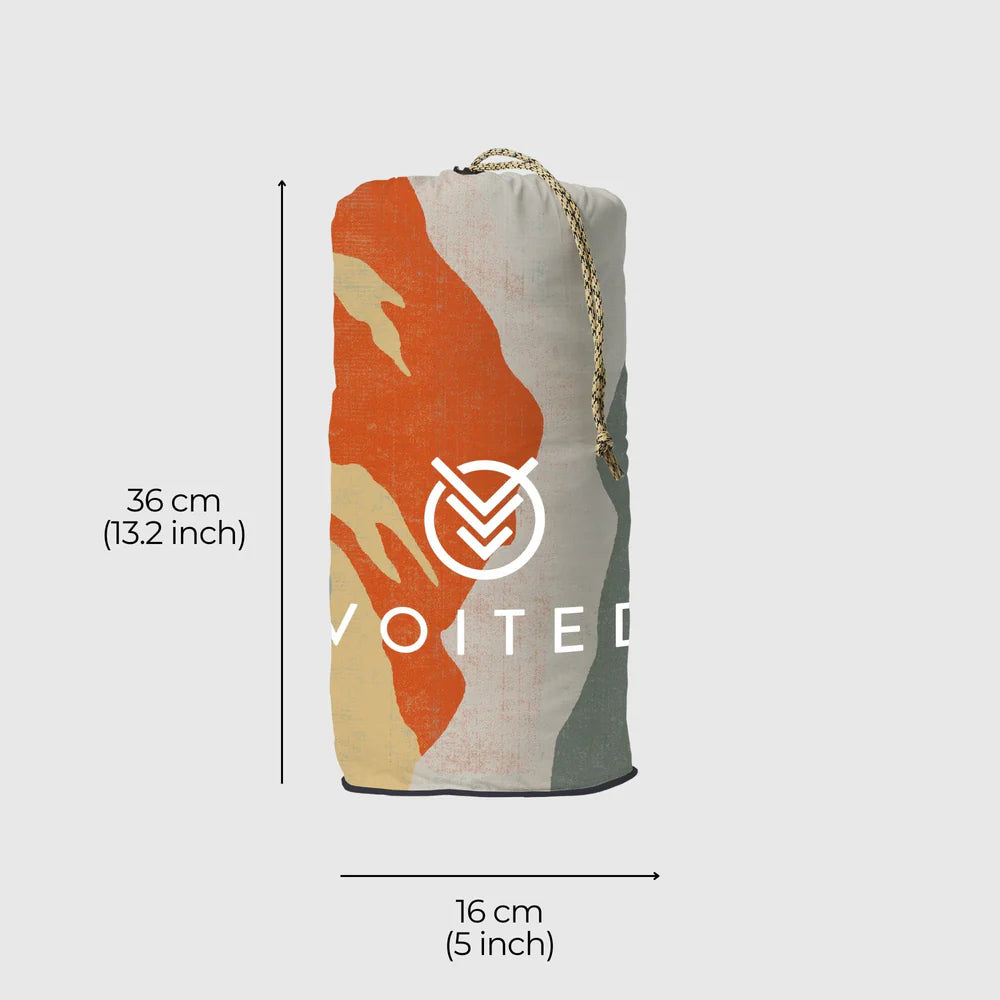 Ripstop Outdoor-Decke: wattiert und recycelt VOITED