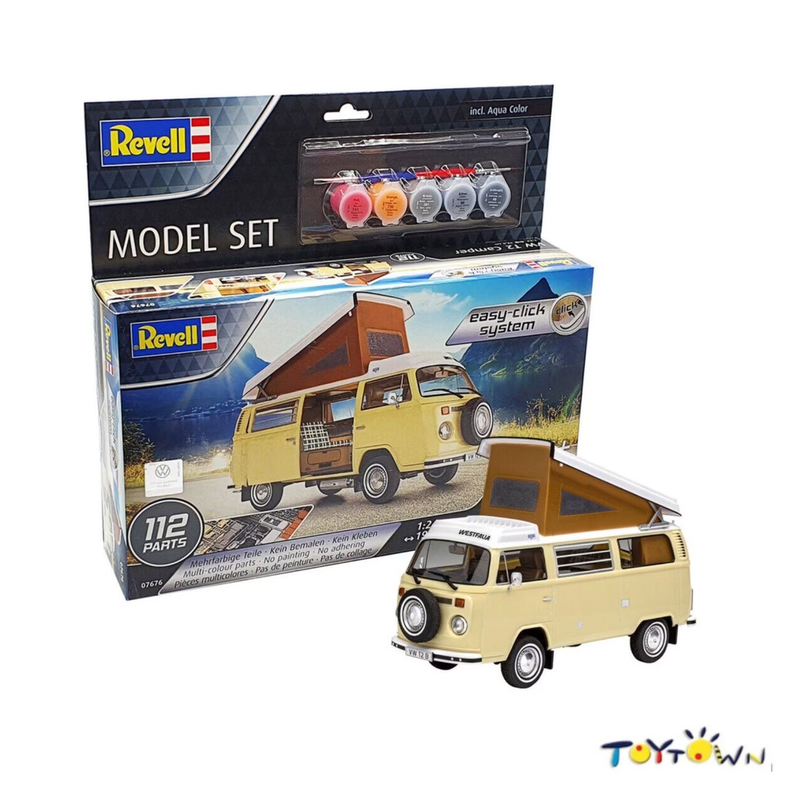 Volkswagen Revell T2 Camper Easy-Click Bausatz