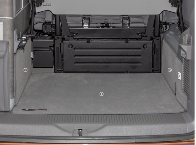 Schutzmatte linke Seite Fahrzeugverkleidung VW T6.1 California Ocean/Coast #2