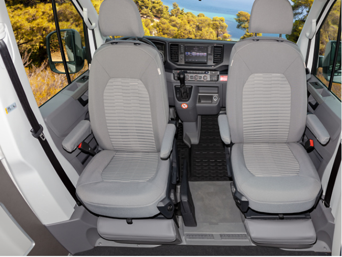 Second Skin 2 Fahrerhaussitze VW Grand California 600/680