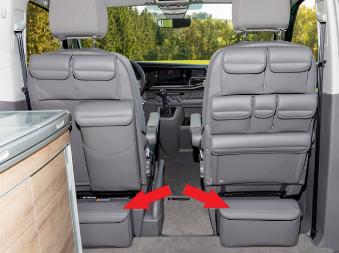 MULTIBOX CarryBag für alle VW T6.1 mit Befestigungssatz