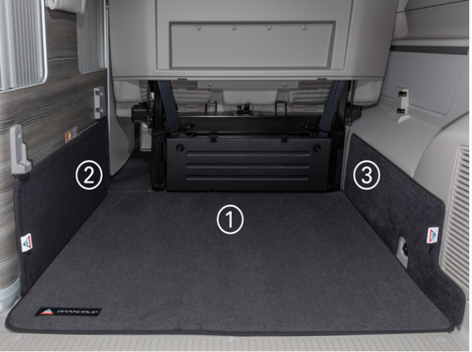 Schutzmatte rechte Seite der Fahrzeugverkleidung VW T6.1/T6/T5 California Ocean, Coast, Comfortline #3