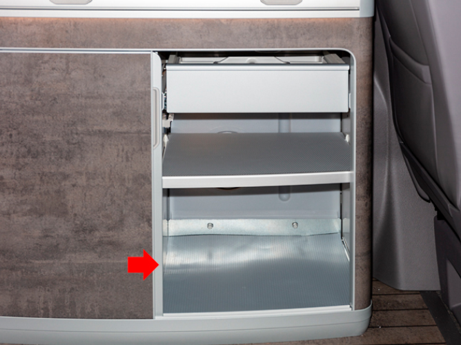 Antirutsch-/Schutzmatte für VW T6.1/T6/T5 California Ocean/Coast/Comfortline