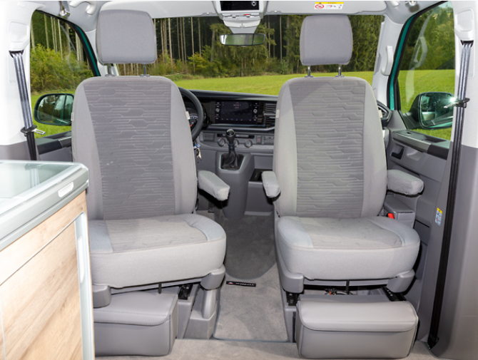 Second Skin Fahrerhaussitze (nur für Sitze OHNE elektrische Einstellung) VW T6.1/T6 California Ocean/Coast