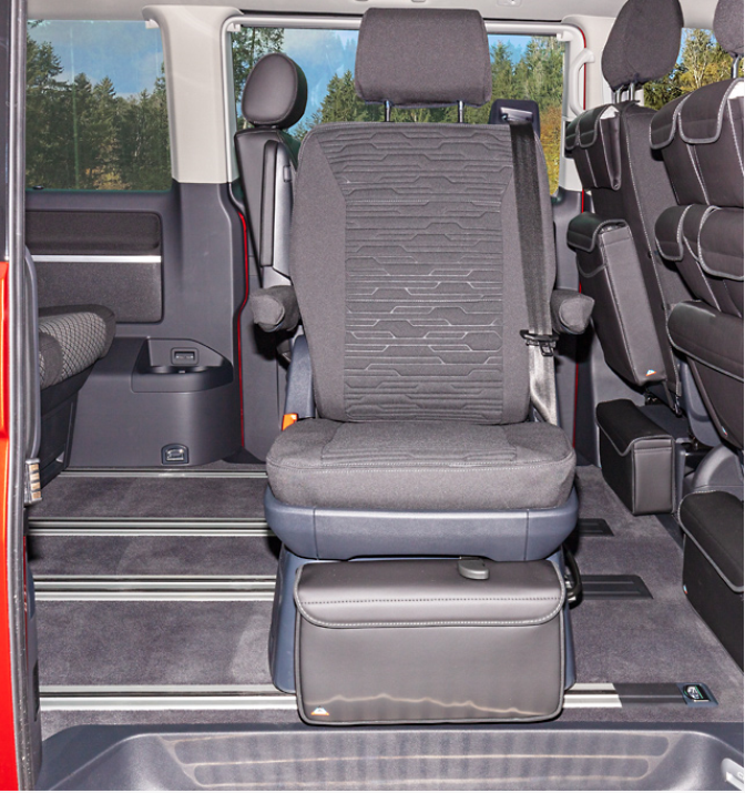 Second Skin 1 Drehsitz in 2. Sitzreihe VW T6.1/T6 Multivan / California Beach