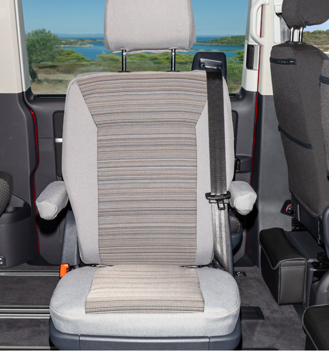 Second Skin Drehsitz 2. Sitzreihe ohne integrierten Kindersitz VW T6.1/T6 California Coast / Beach