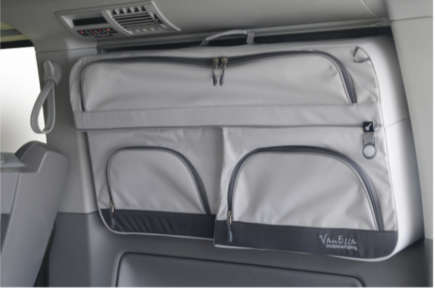 Packtasche "Vaude" Hellgrau (Einzel) Beifahrerseite