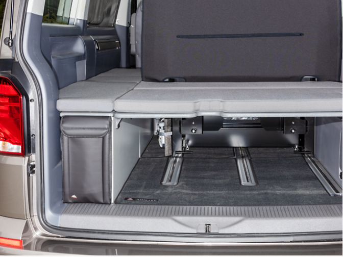 UTILITY für Stauschrank Heck und Bug, 1 Tasche, VW T6.1 California Beach mit 2er-Bank