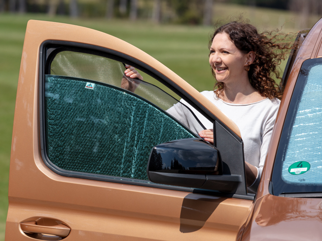 ISOLITE Inside Fahrerhaus-Seitenfenster VW Caddy 5 / Caddy California zur Verwendung mit den VW-Lüftungseinsätzen (VW Art. 2K7 847 749/750) oder/und FLYOUT