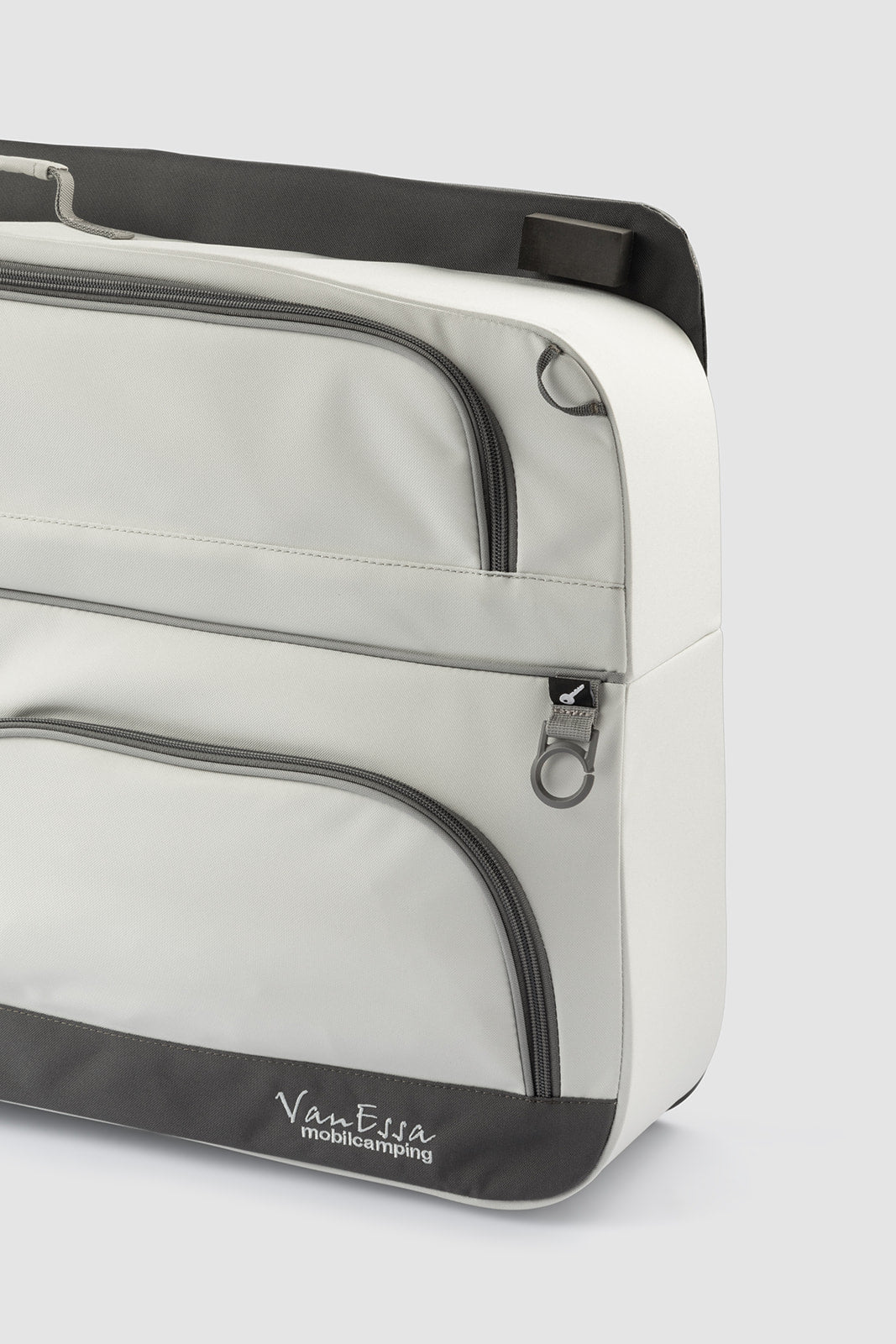 Packtasche "Vaude" Hellgrau (Einzel) Beifahrerseite