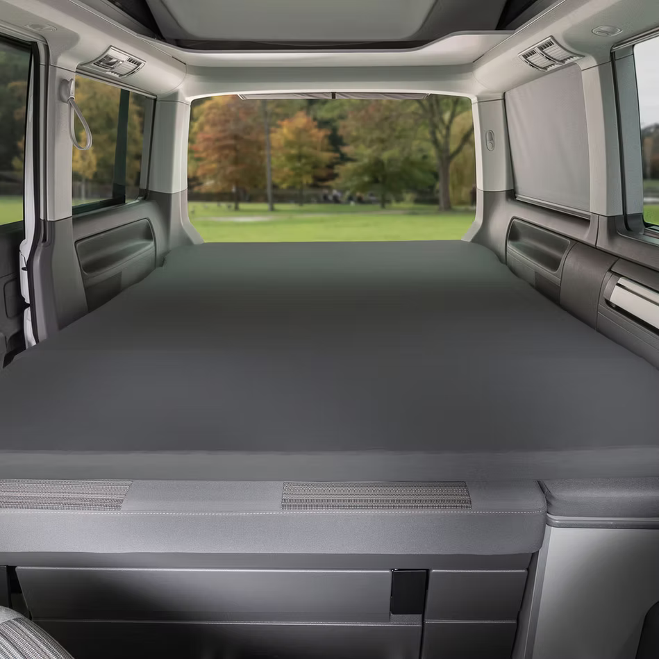 Spannbettlaken VW T7 California – Passgenau für Faltbett im VW Beach Baumwolle