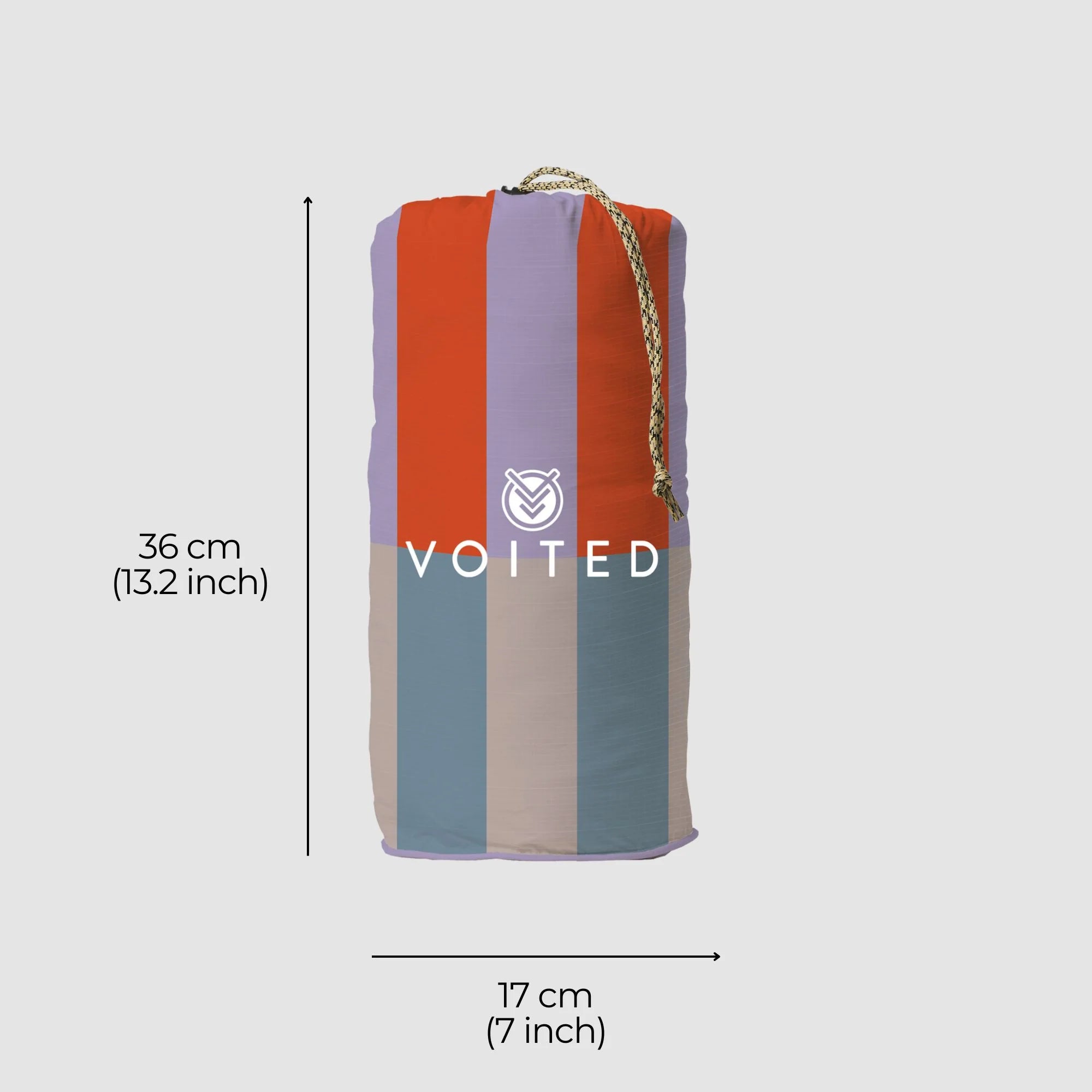 Multifunktionale Outdoor-Fleecedecke & Kissen VOITED