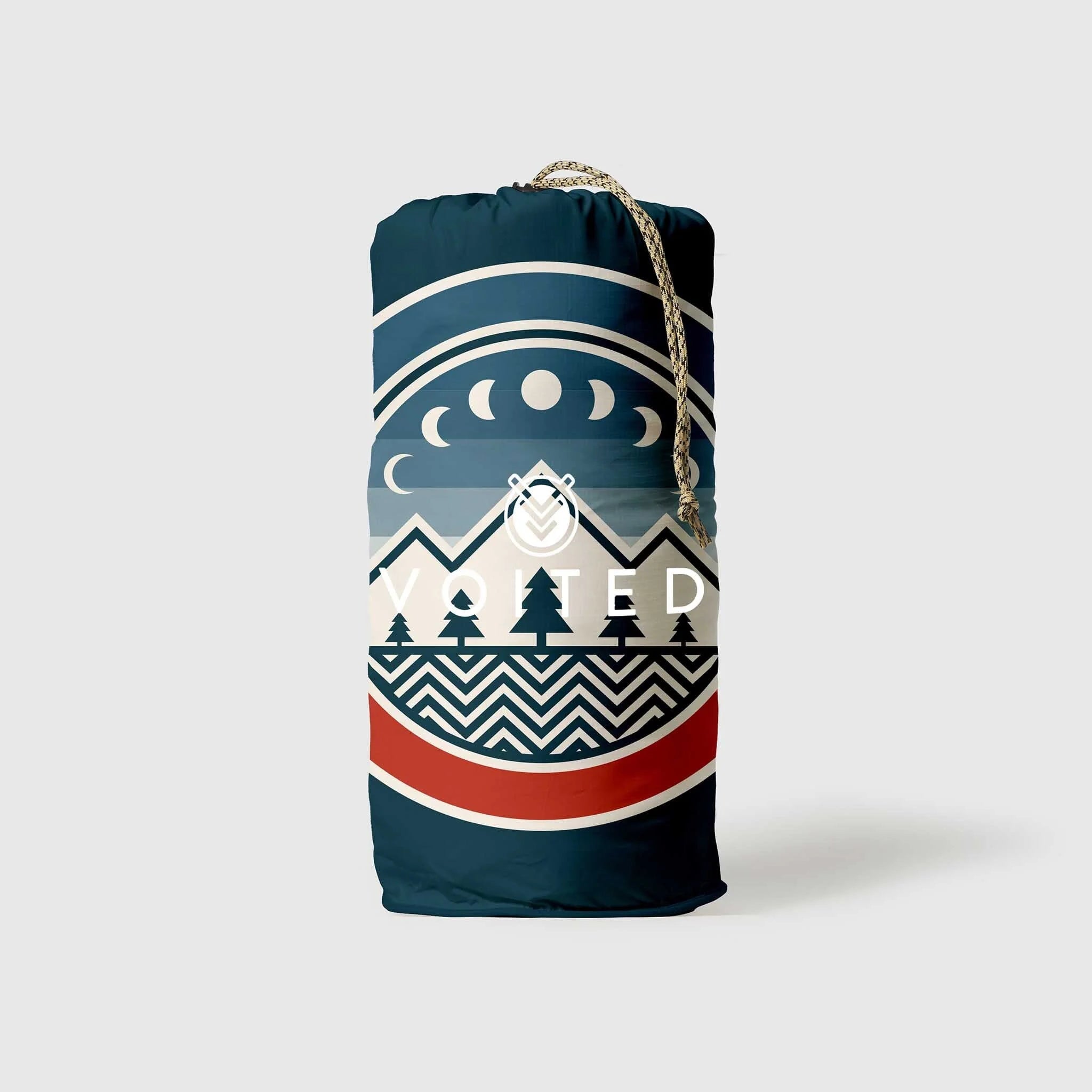 Ripstop Outdoor-Decke: wattiert und recycelt VOITED