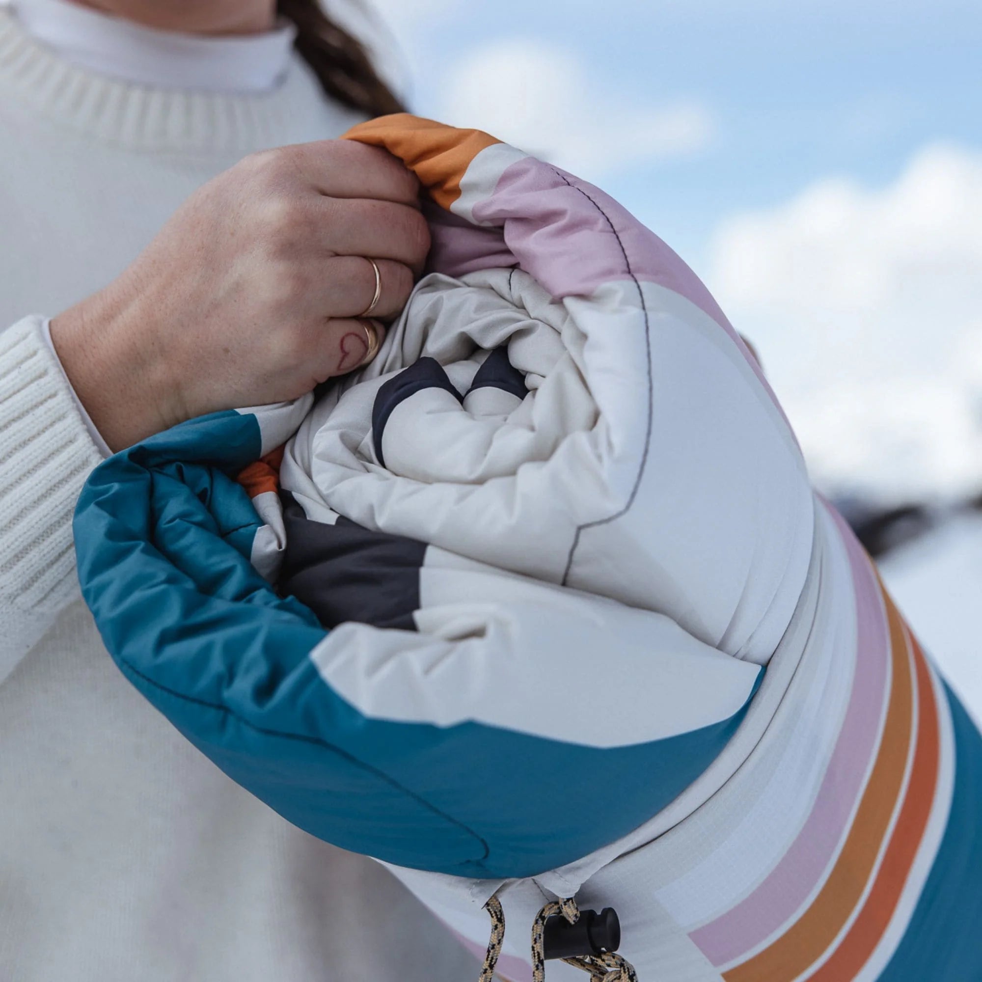 Ripstop Outdoor-Decke: wattiert und recycelt VOITED