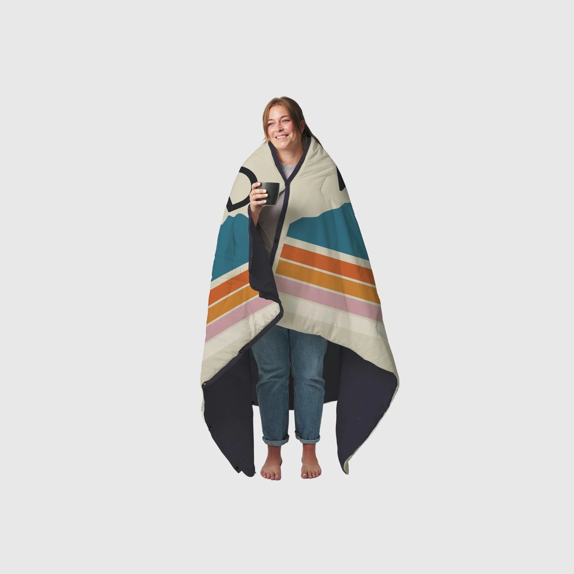 Ripstop Outdoor-Decke: wattiert und recycelt VOITED