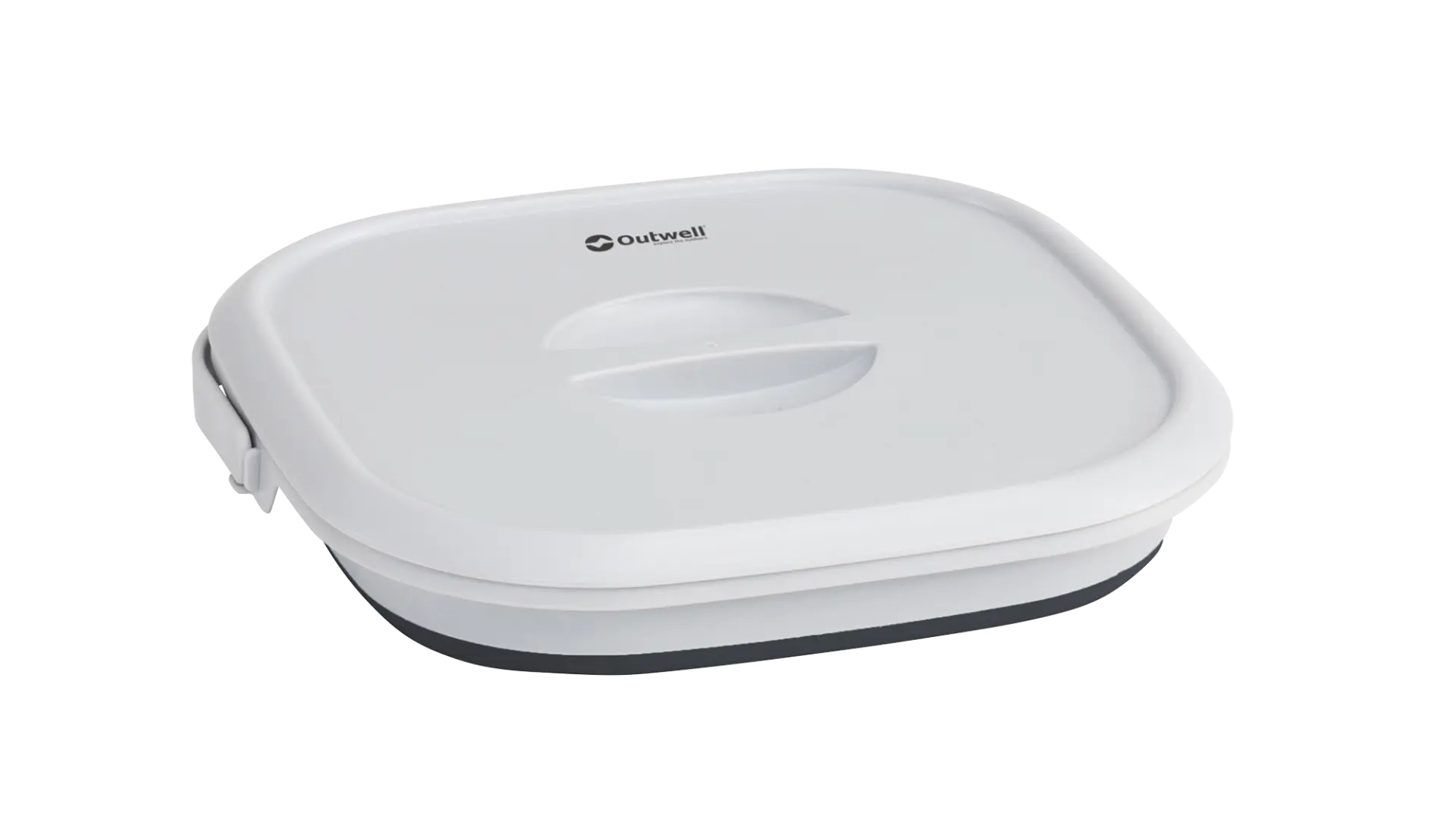 Eckiger Eimer Collaps mit Deckel - Navy Night