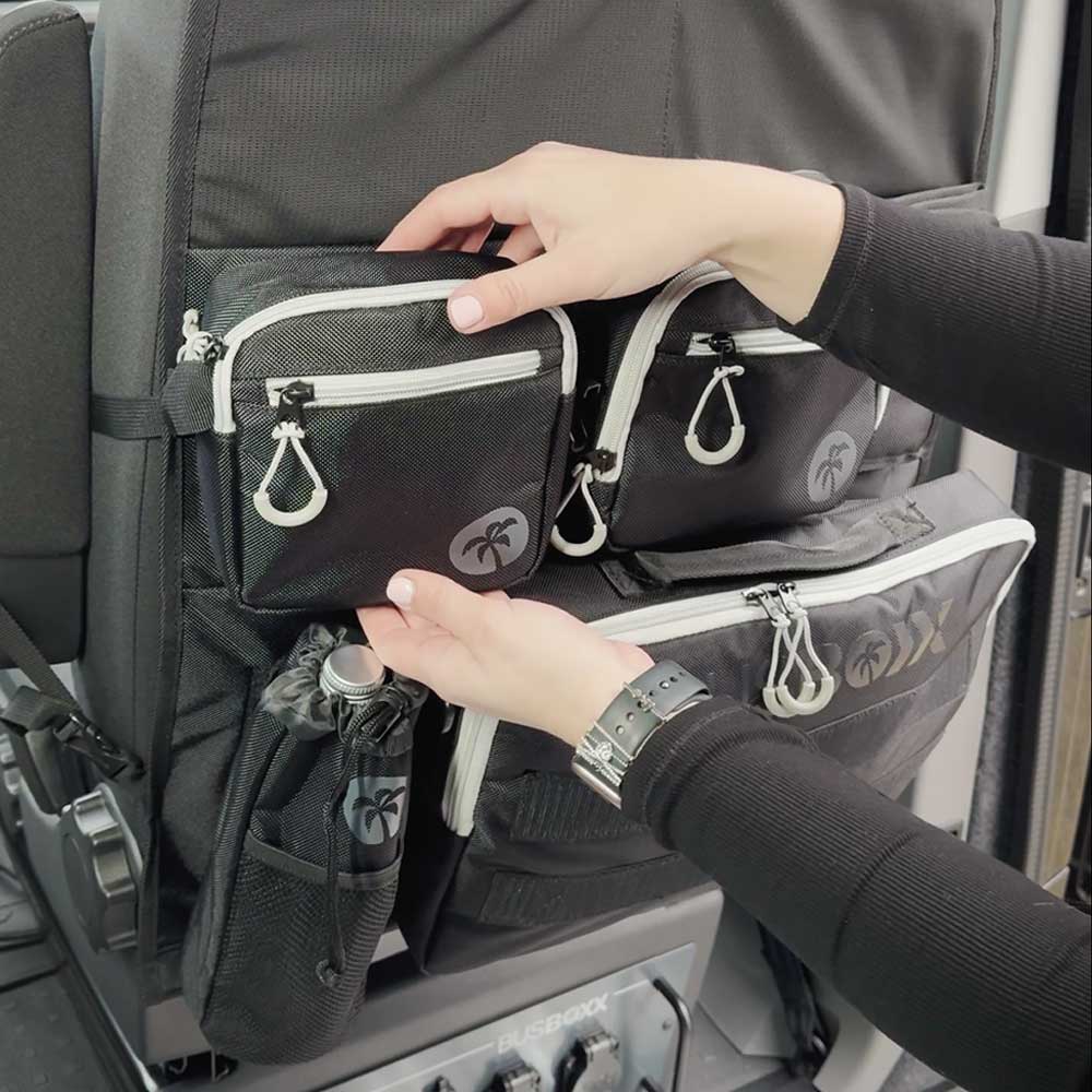 Organizer Tasche utilityBOXX FLEX für Einzelsitz – Mit abnehmbaren Taschen