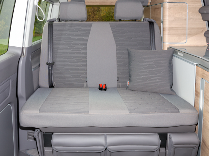 Second Skin für die 2er-Bank VW T6.1/T6 California Ocean/Coast