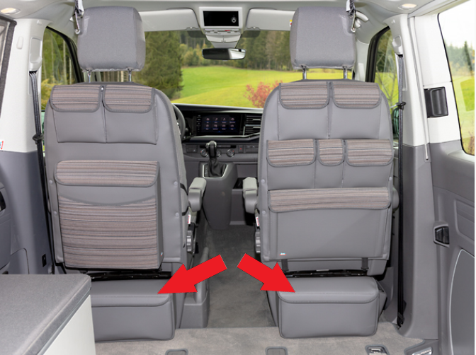 MULTIBOX CarryBag für alle VW T6.1 mit Befestigungssatz