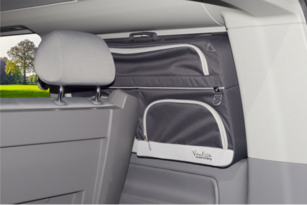 Packtasche "Vaude" Anthrazit (Einzel) Beifahrerseite