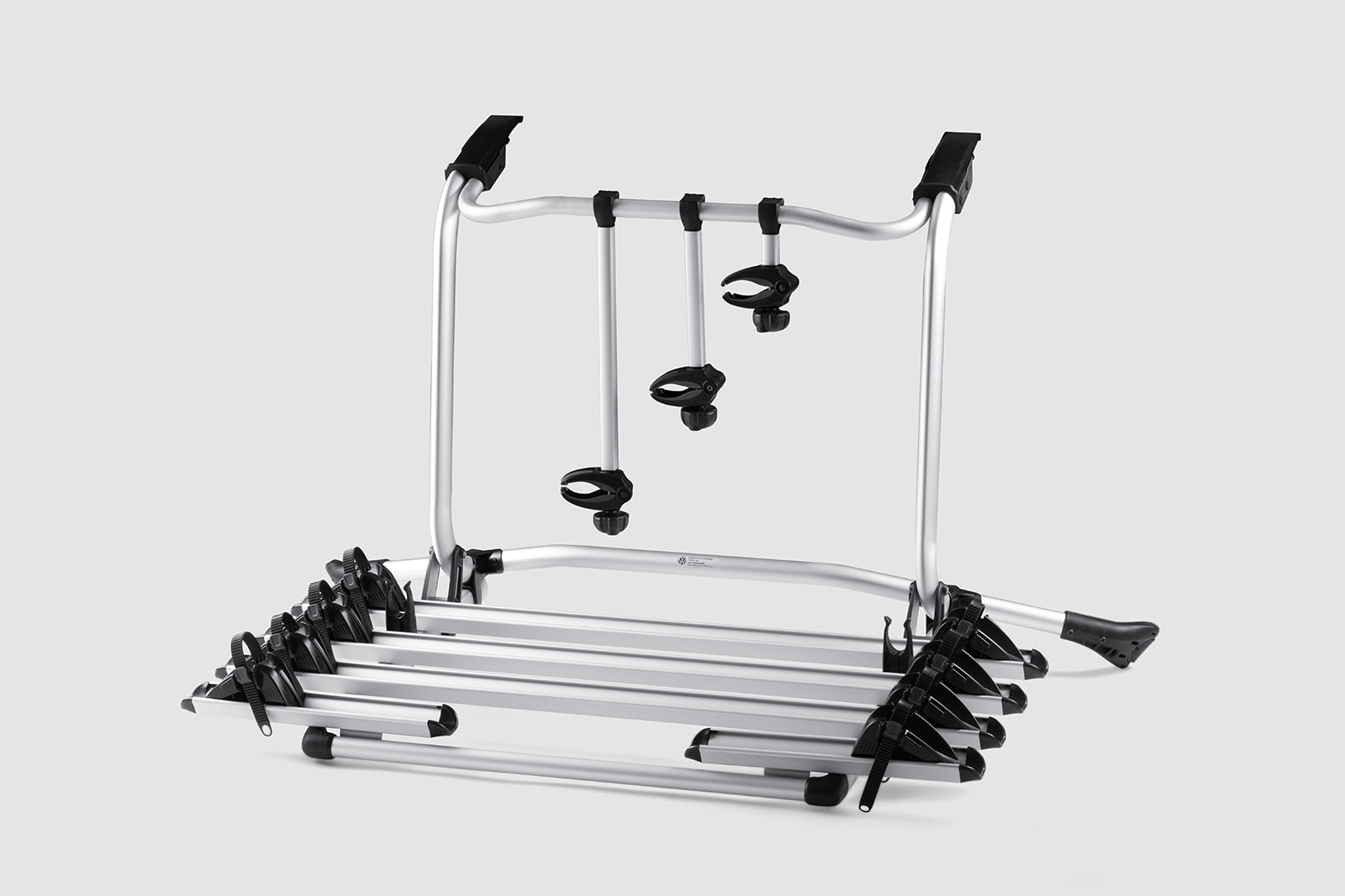 Fahrradträger für die Heckklappe silber