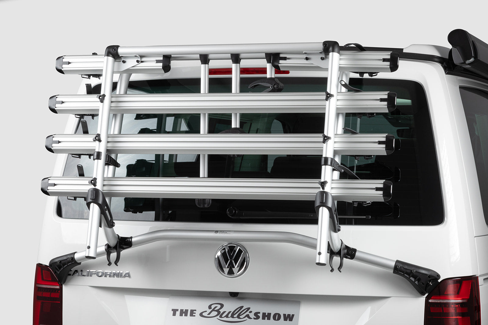 Fahrradträger für die Heckklappe silber