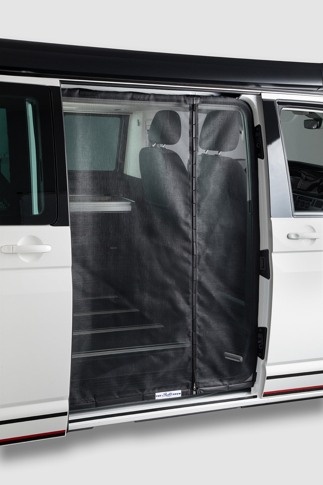 Moskitonetz für die Schiebetüre mit Magnetreißverschluss T5 / T6 / T6.1 BulliShow